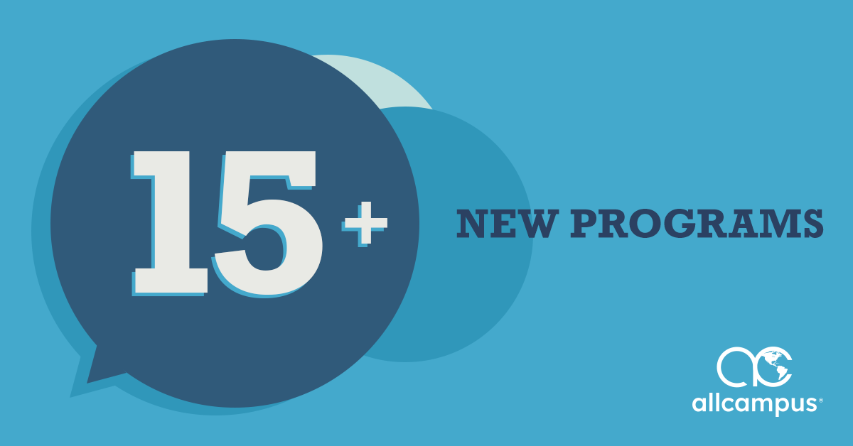 15 Plus New Programs